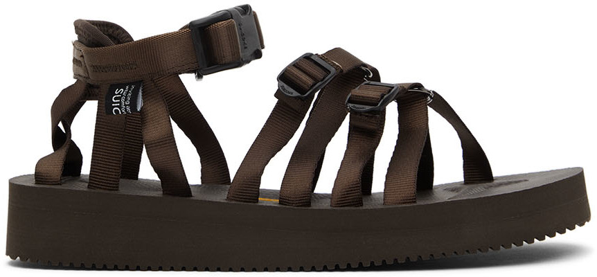 Suicoke Brown TOSSHI-V Sandals | Smart Closet