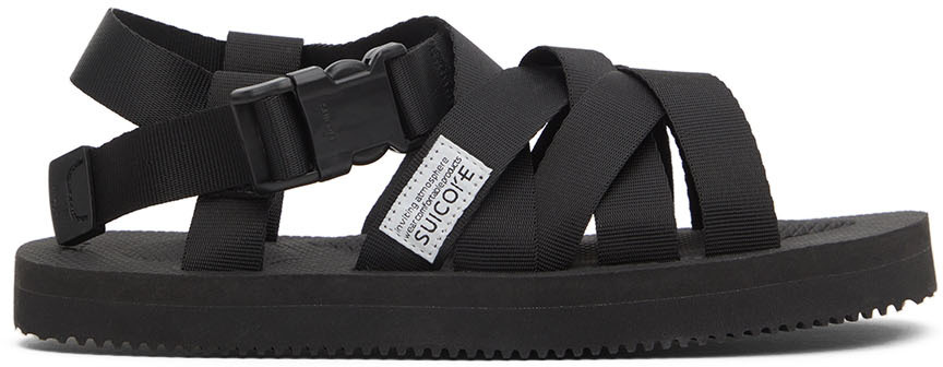 Suicoke Black SAMA Sandals | Smart Closet