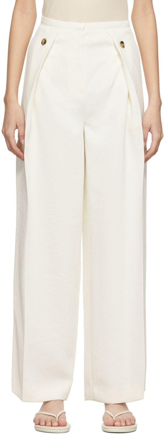 Recto Off-White High Wide Trousers