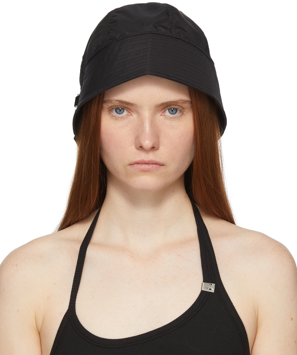 Black Buckle Bucket Hat