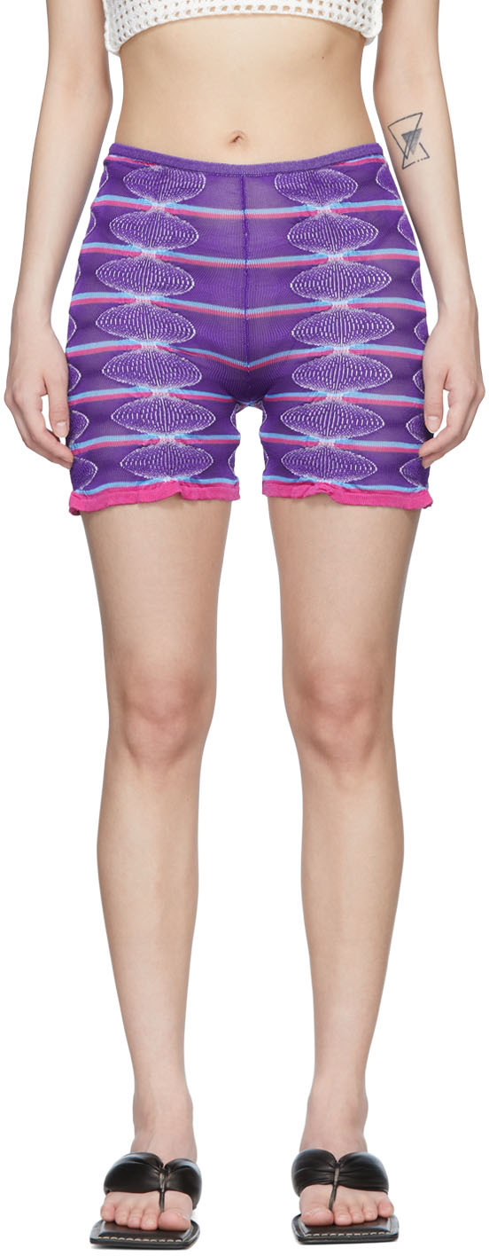 Gimaguas SSENSE Exclusive Purple Shorts