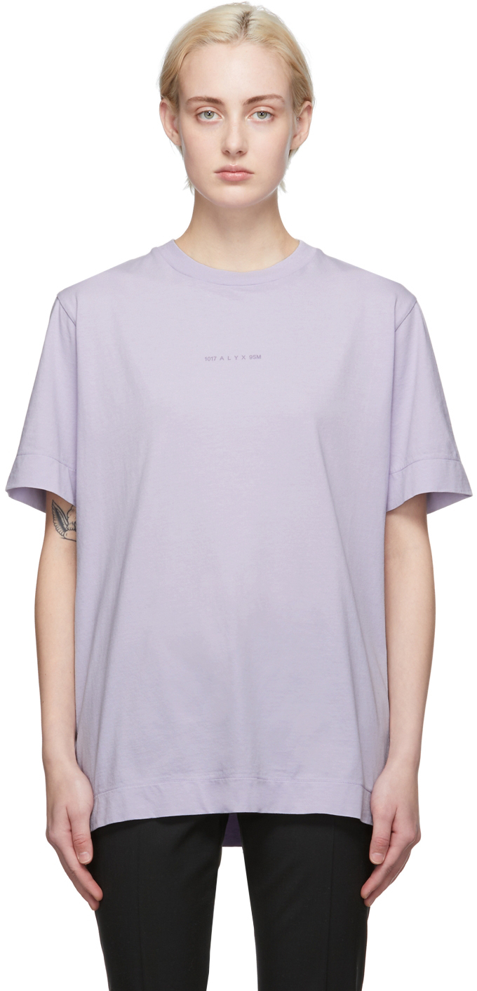 1017 ALYX 9SM Purple Logo T Shirt