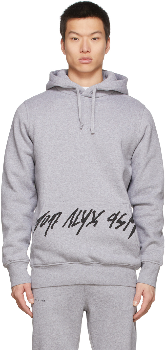 Grey Script Hoodie