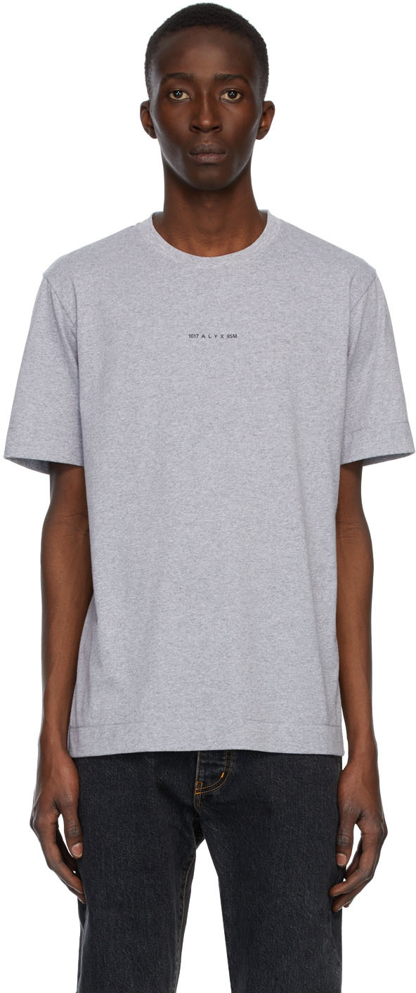 1017 ALYX 9SM Grey Circle Melt T Shirt