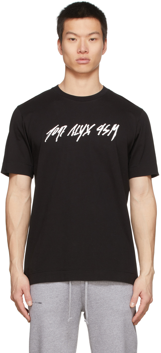 1017 ALYX 9SM SSENSE Exclusive Black Script Logo T-Shirt