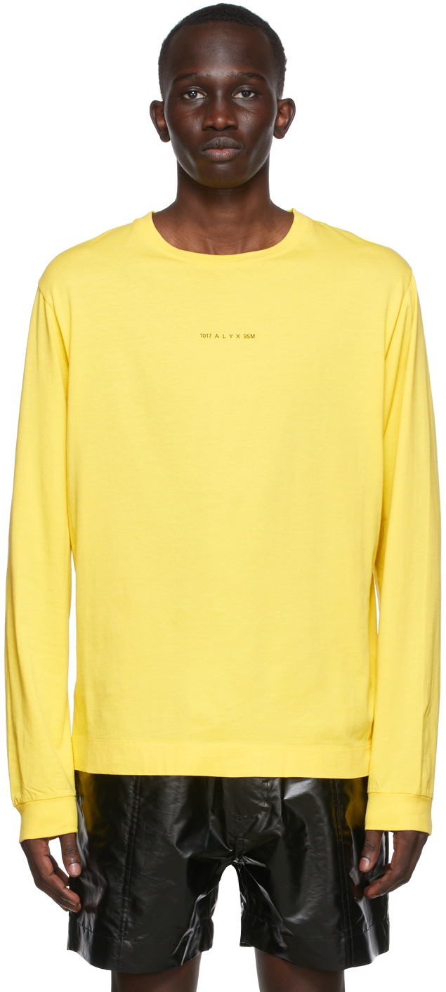 1017 ALYX 9SM Yellow Graphic T Shirt
