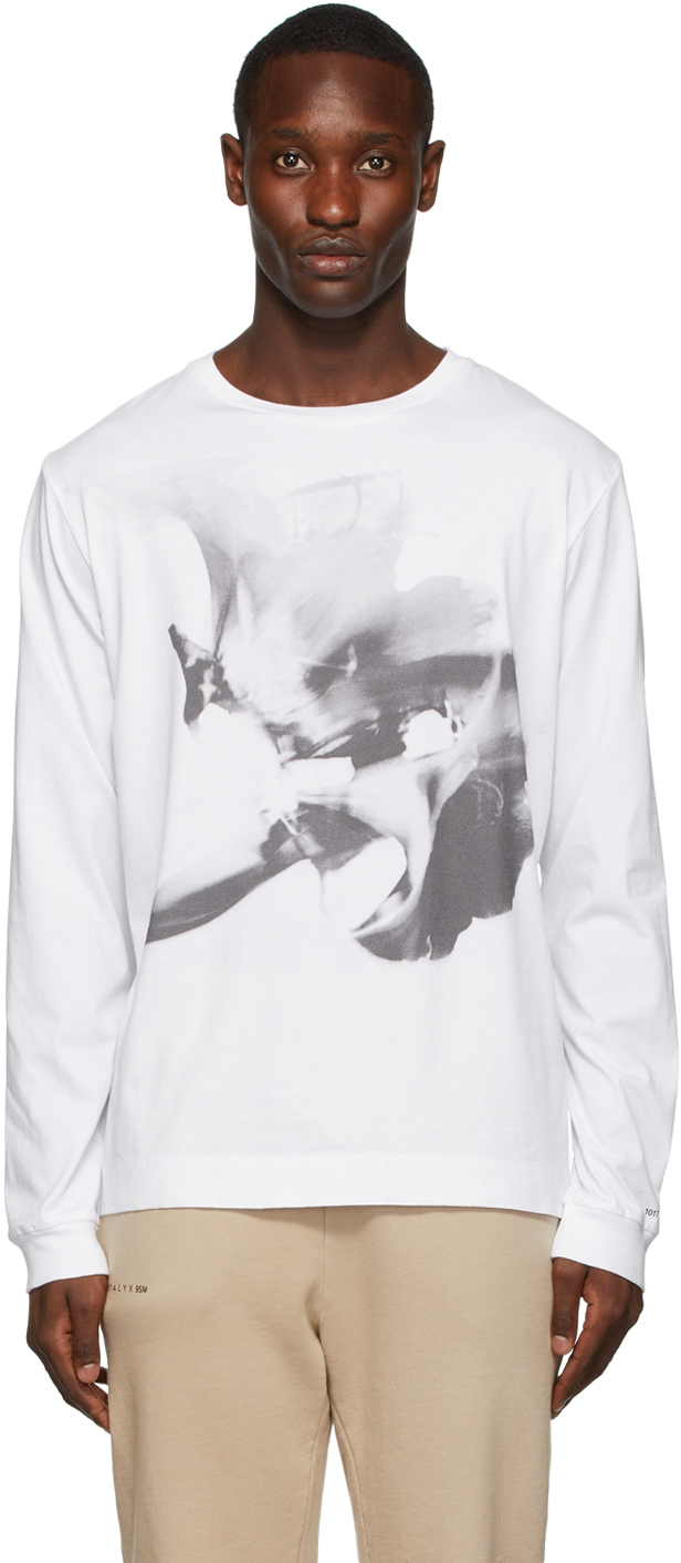 1017 ALYX 9SM White Graphic T Shirt