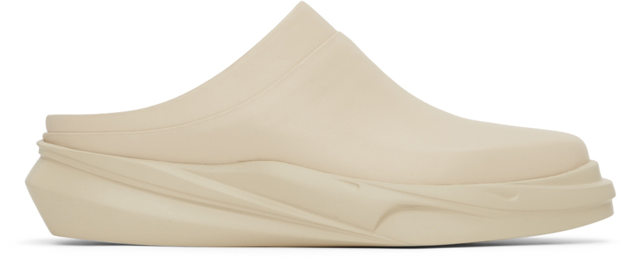 Beige Mono Mules by 1017 ALYX 9SM on Sale