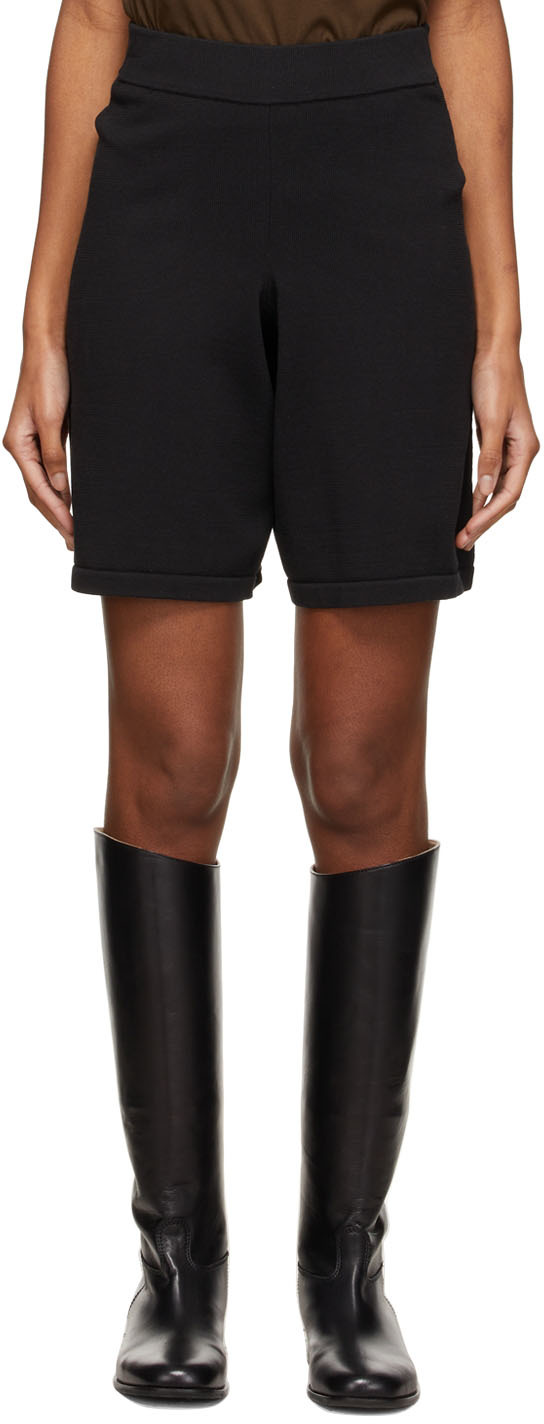 Maryam Nassir Zadeh: Black Yerba Shorts | SSENSE