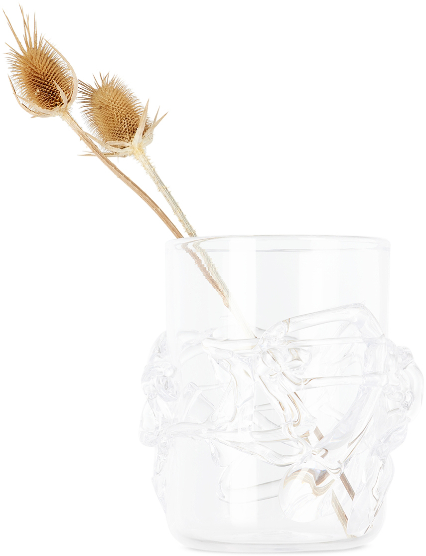 Niko June Ivy Vase In Clear