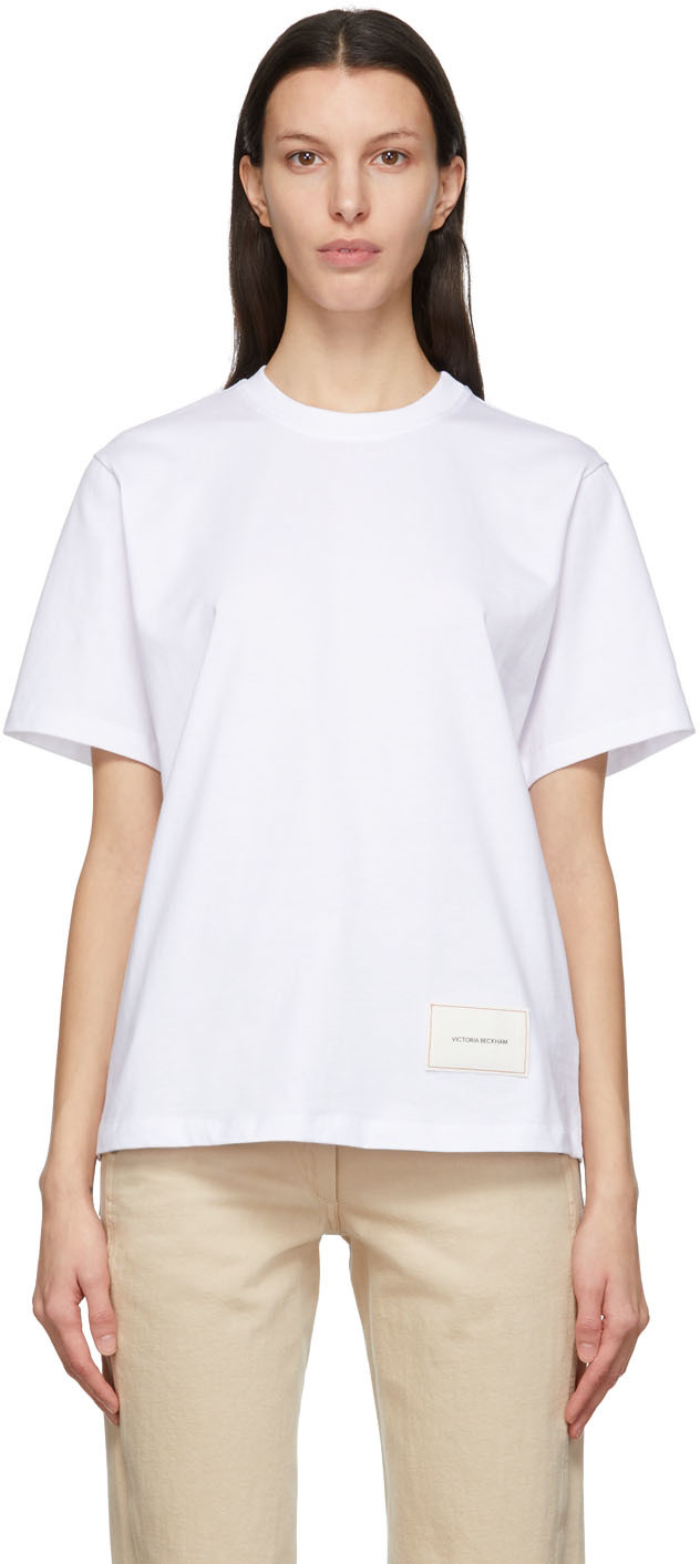 Victoria Beckham White Victoria T-Shirt