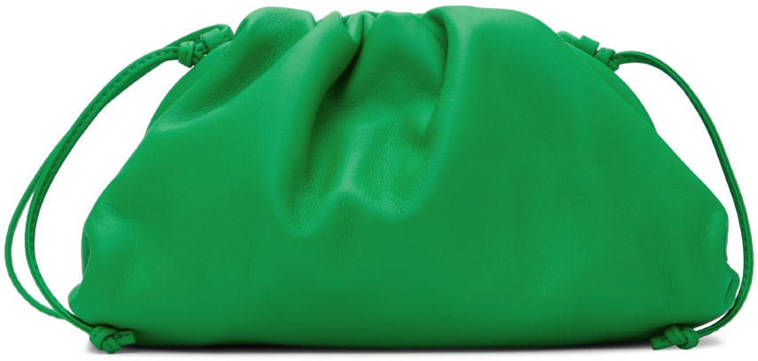Bottega Veneta Green Mini Pouch Clutch