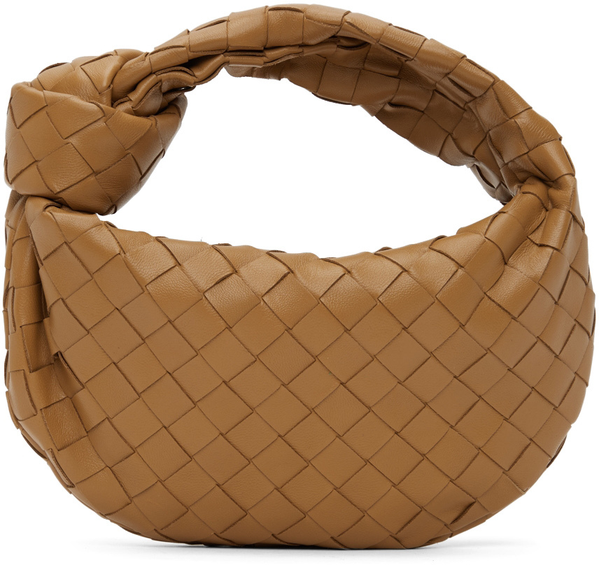 BOTTEGA VENETA TAN MINI JODIE BAG