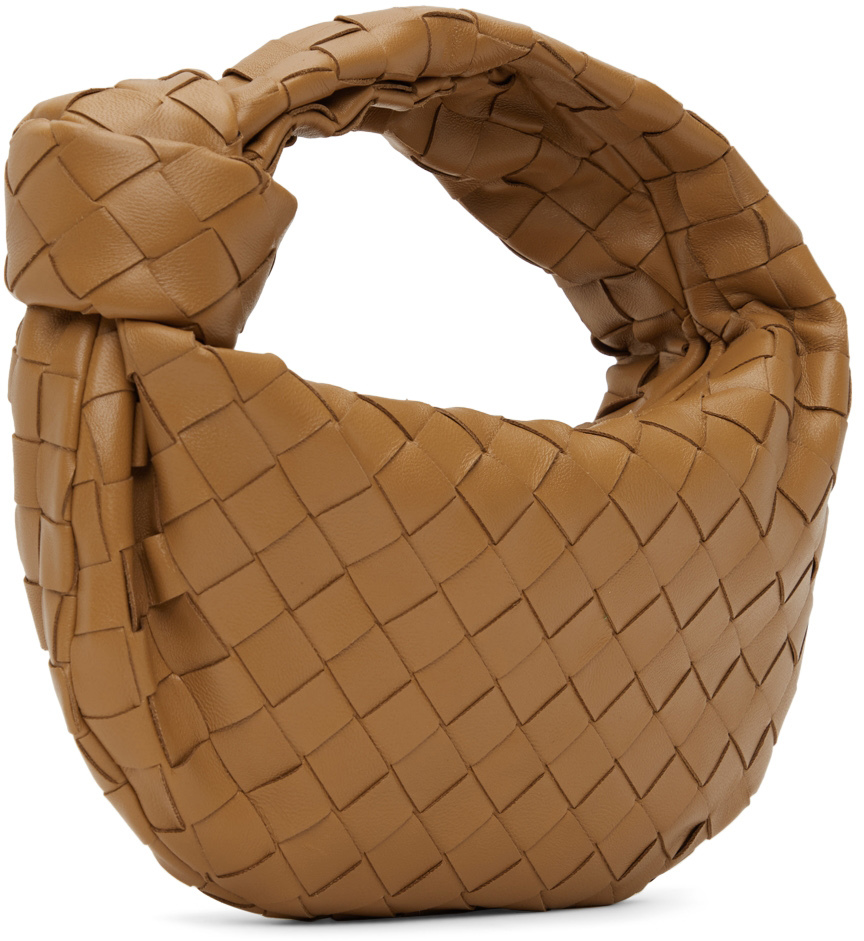 BOTTEGA VENETA TAN MINI JODIE BAG