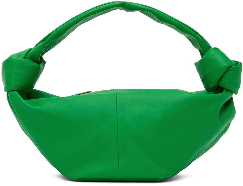 Bottega Veneta Green Double Knot Top Handle Bag