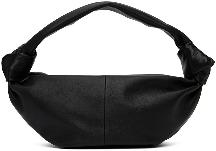 Bottega Veneta: Black Double Knot Top Handle Bag | SSENSE