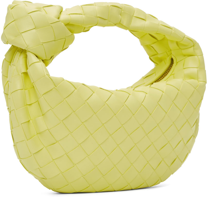 Bottega Veneta Yellow Mini Jodie Bag In 7203 Lantern/gold