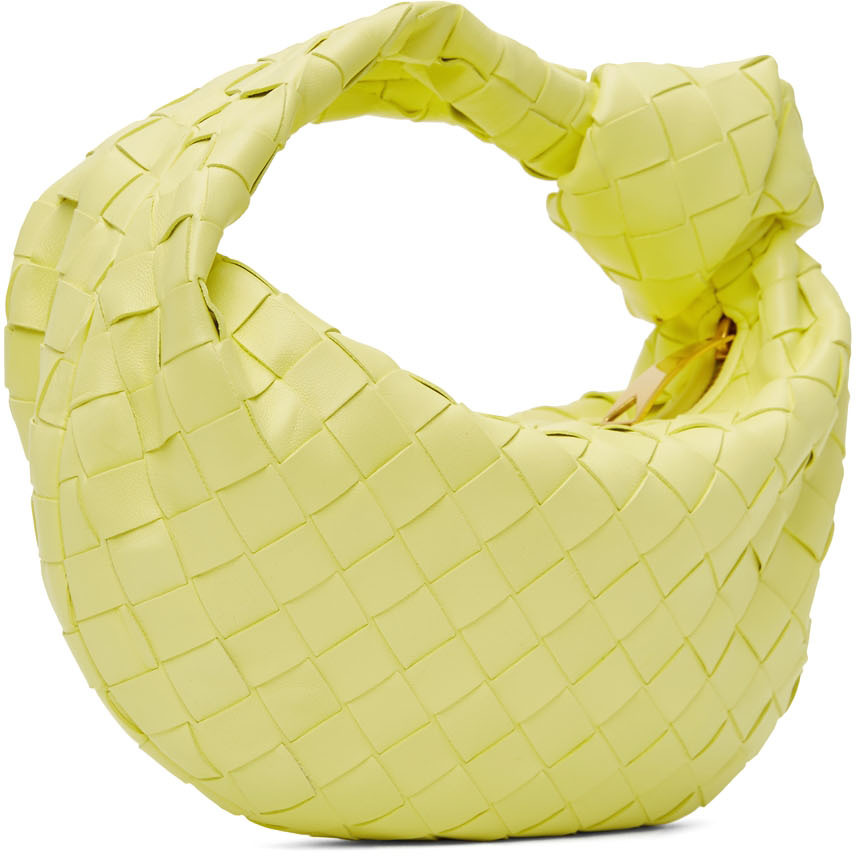 Bottega Veneta Yellow Mini Jodie Bag In 7203 Lantern/gold