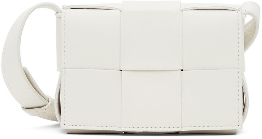 Bottega Veneta Off-White Mini Cassette Bag