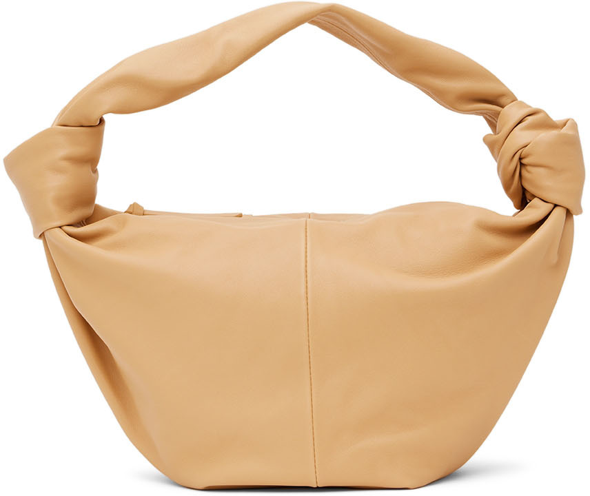 Bottega Veneta Beige Double Knot Top Handle Bag