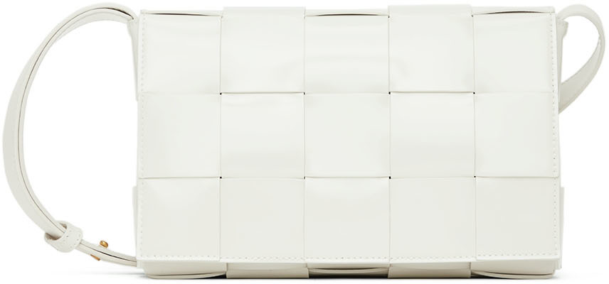 Bottega Veneta® Women's Mini Cassette Cross-Body Bag in White. Shop online  now.