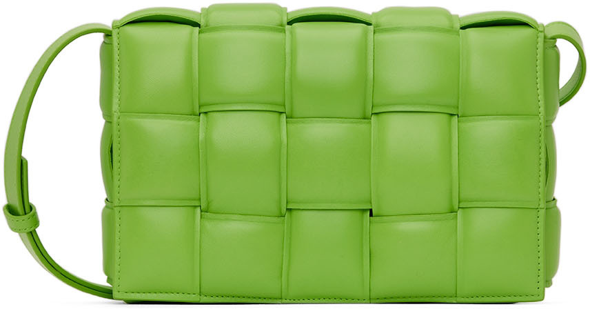 Bottega Veneta Green Cassette Padded Shoulder Bag