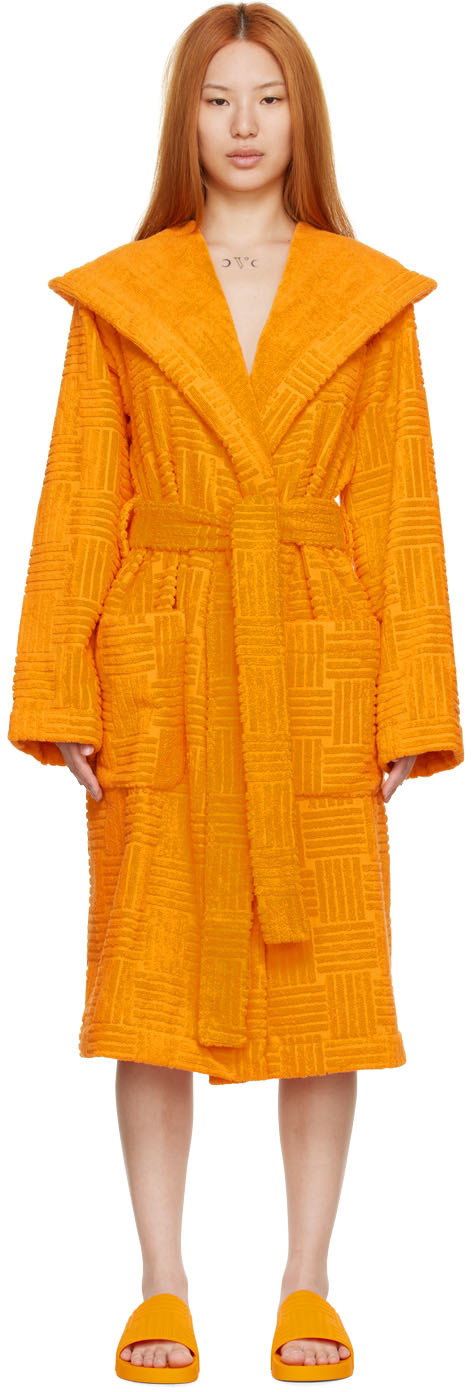 Bottega Veneta Orange Cotton Robe