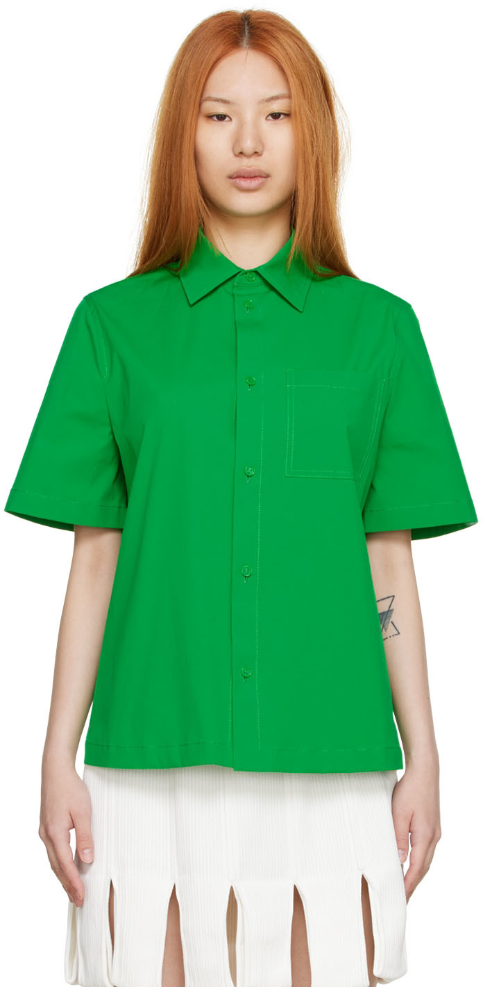 Green Cotton Shirt