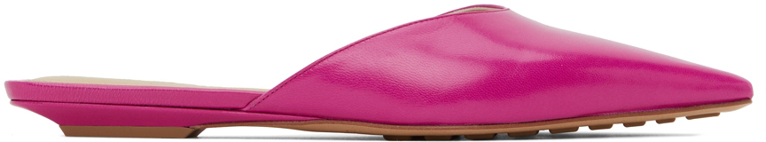 Bottega Veneta Pink Point Slippers