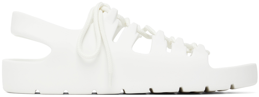 White Jelly Sandals