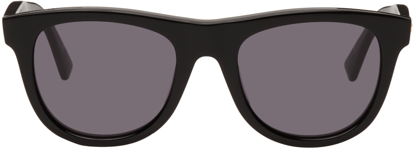 Bottega Veneta Black Acetate Square Sunglasses