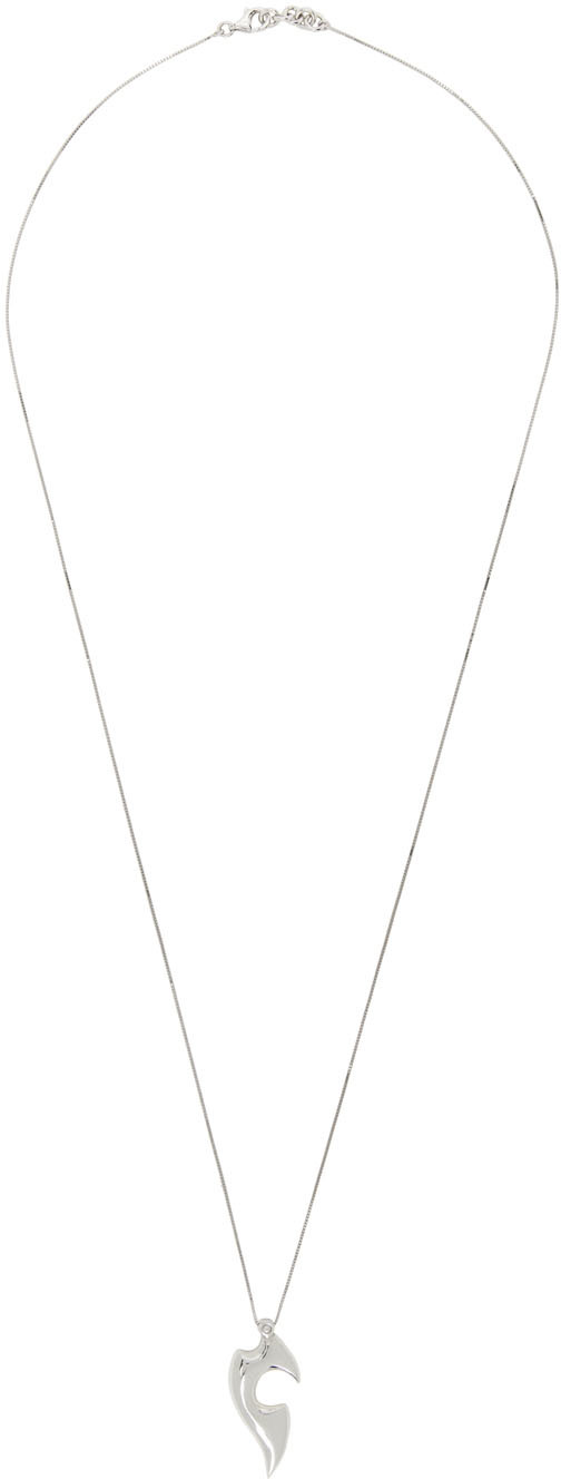 Silver Sharp Pendant Necklace
