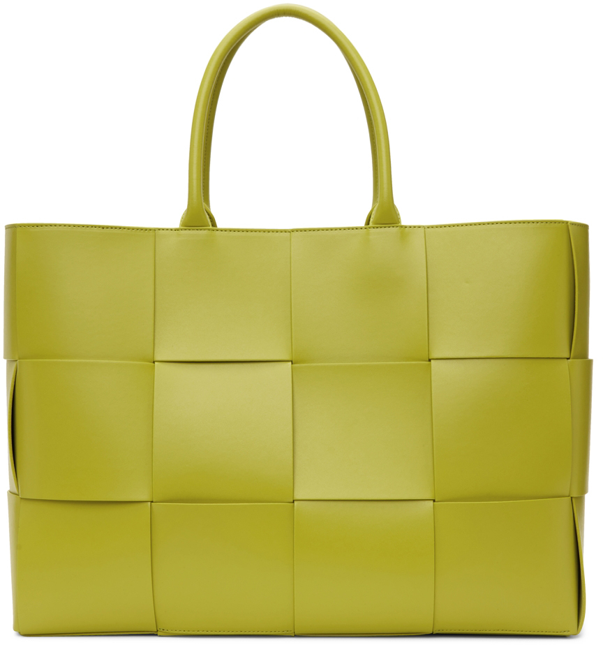 Bottega Veneta: Yellow Arco Tote | SSENSE