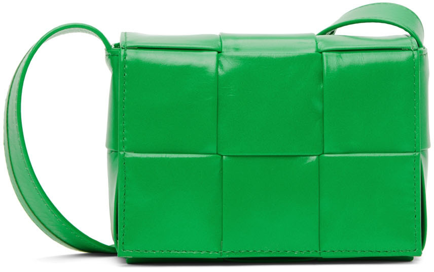 Green Cassette Messenger Bag