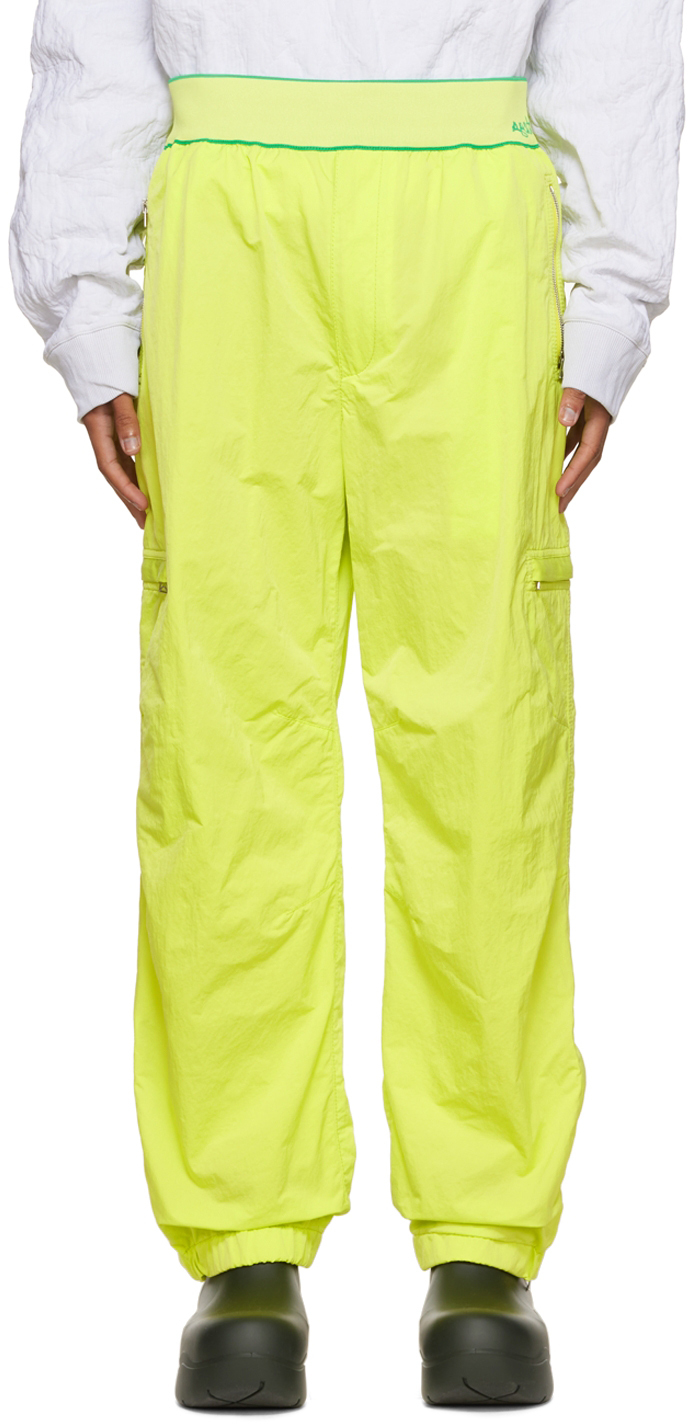 Bottega Veneta Green Nylon Trousers