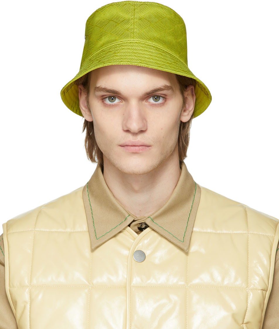 Green Intreccio Bucket Hat