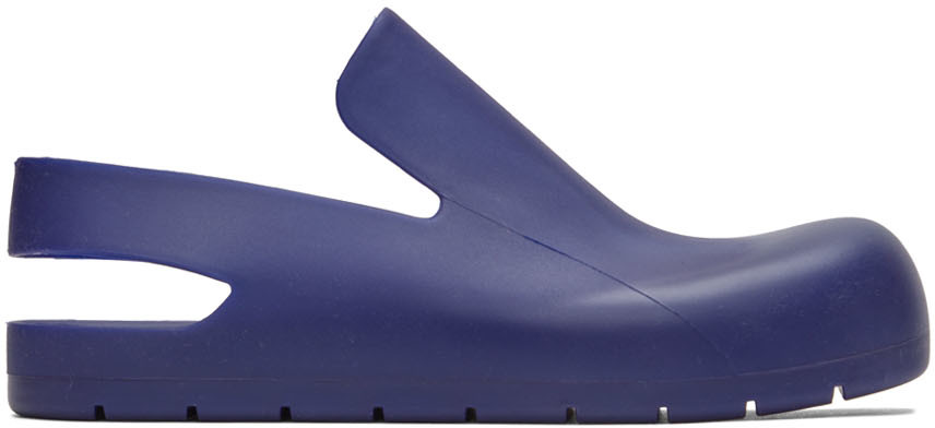 Bottega Veneta: Purple Puddle Loafers | SSENSE