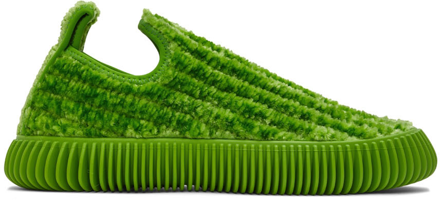 Bottega Veneta Green Ripple Sneakers