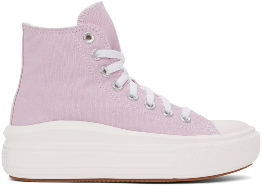 Converse Pink All Star Move Hi Top Sneakers