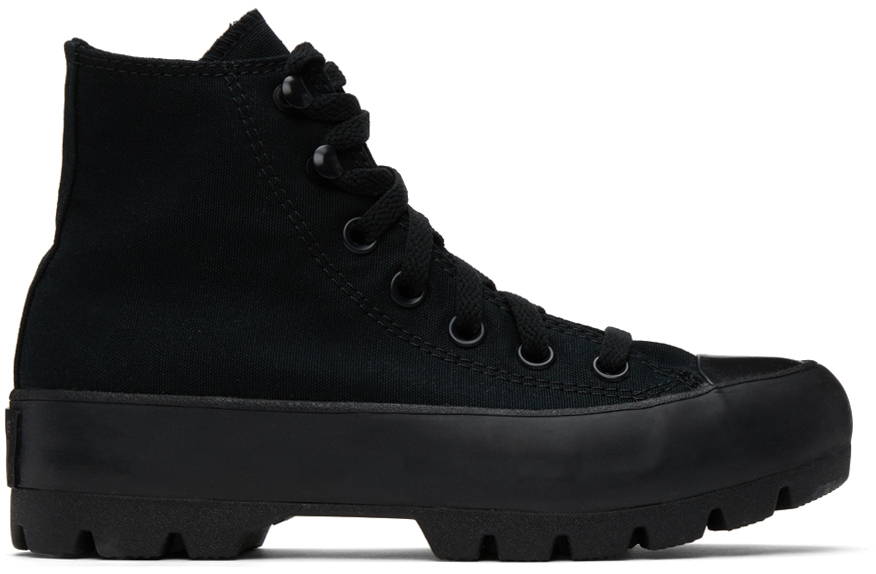 Converse Black Lugged Chuck Taylor All Star Hi Sneakers