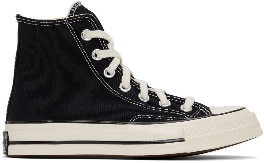 Black Chuck 70 Hi Sneakers by Converse on Sale