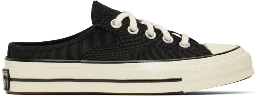 Black Chuck 70 Mule Sneakers by Converse on Sale