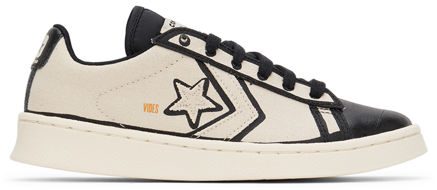 Converse Black Joshua Vides Edition Pro Leather Low Top Sneakers - A00713C