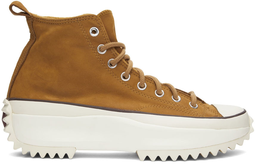 Converse Brown Cold Fusion Run Star Hike Sneakers