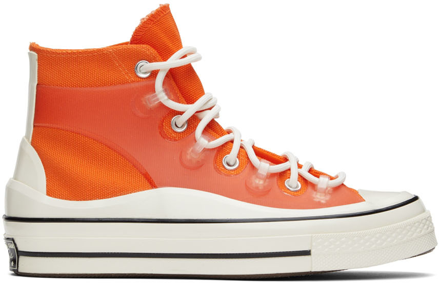 Orange Chuck 70 Utility Sneakers