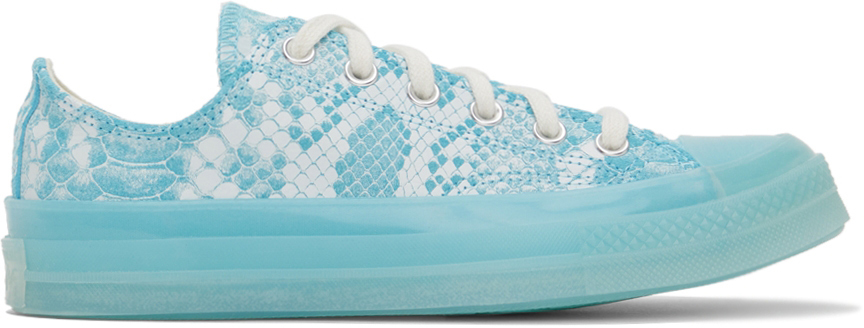 Blue Golf Wang Edition Snake Chuck 70 Sneakers by Converse on Sale