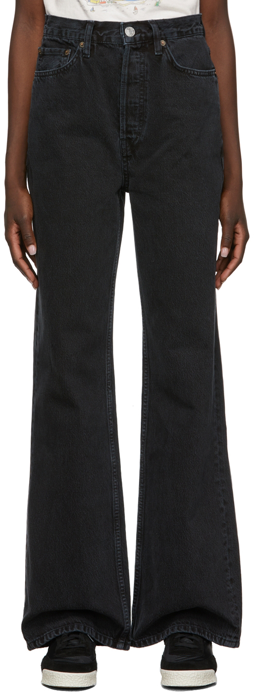 Black 705 Jeans by Re/Done on Sale