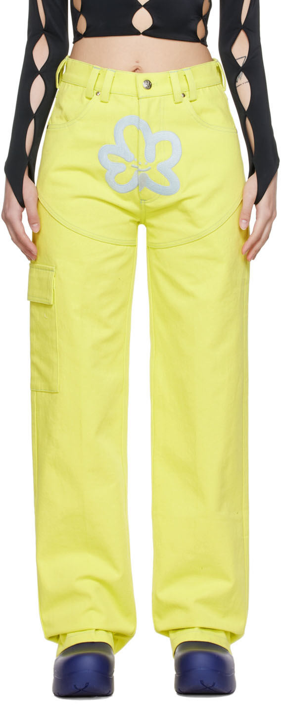 Marshall Columbia SSENSE Exclusive Green Denim Trousers