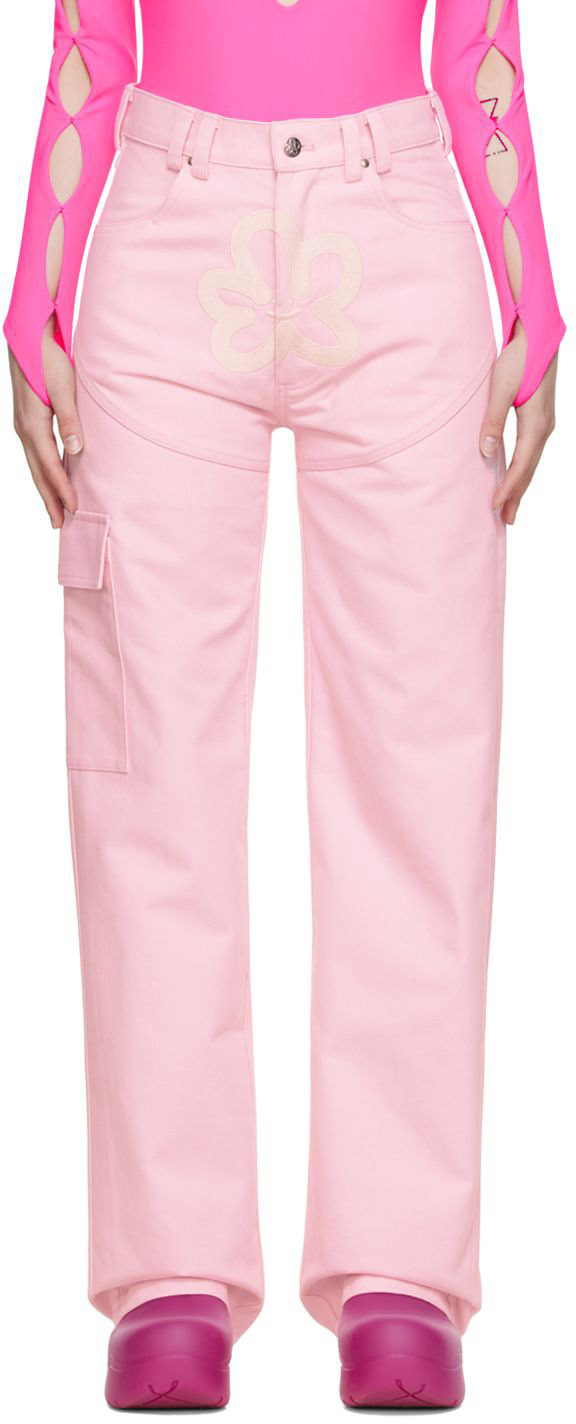 Marshall Columbia SSENSE Exclusive Pink Denim Trousers
