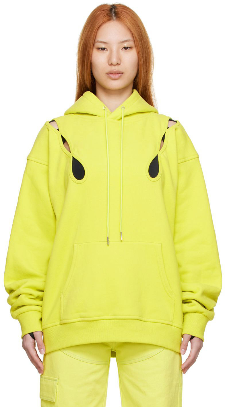 Marshall Columbia Ssense Exclusive Green Cotton Hoodie In Lime